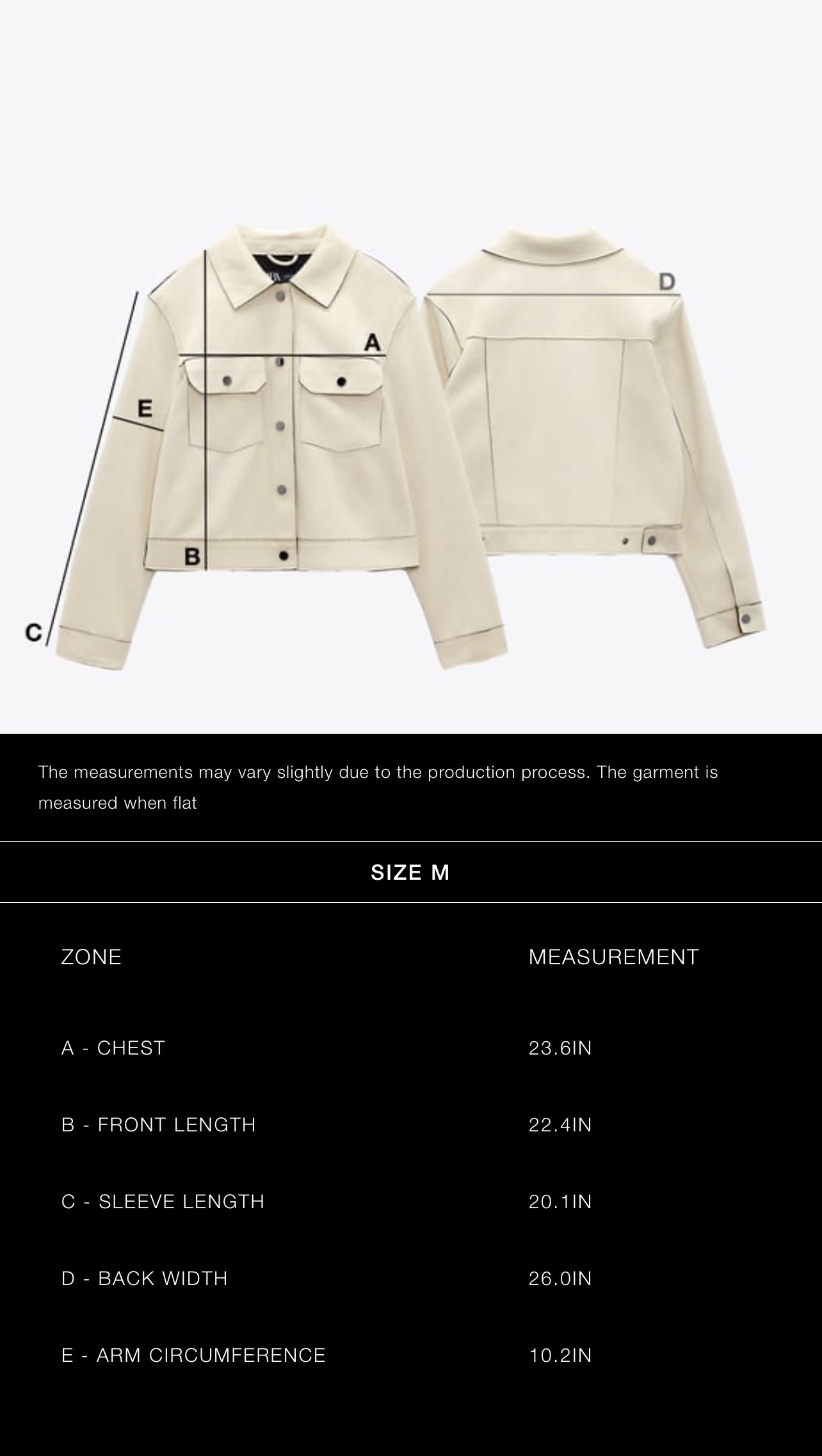 Zara Satin Effect Topstiched Bomber