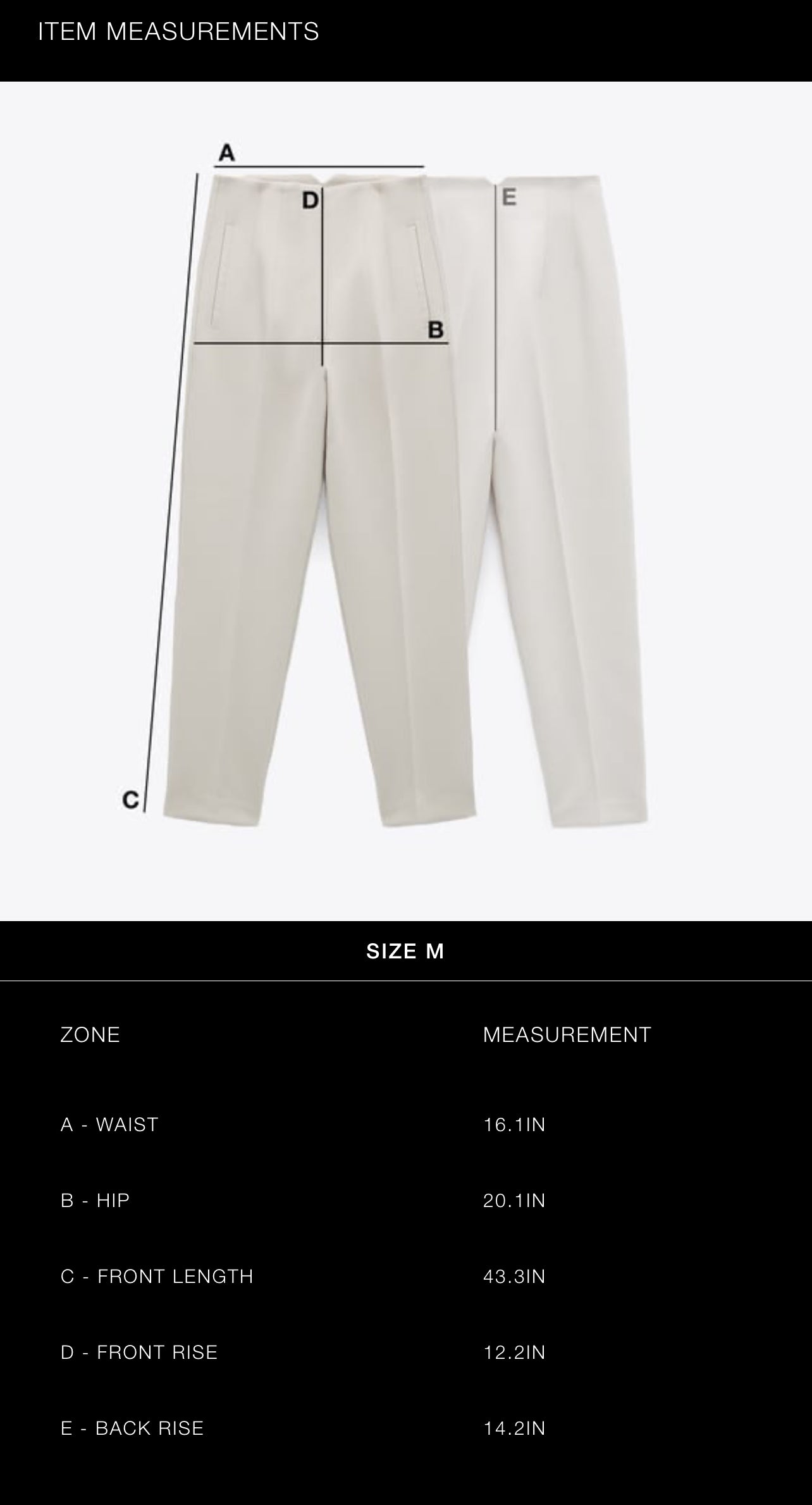 Zara Straight Leg Pants