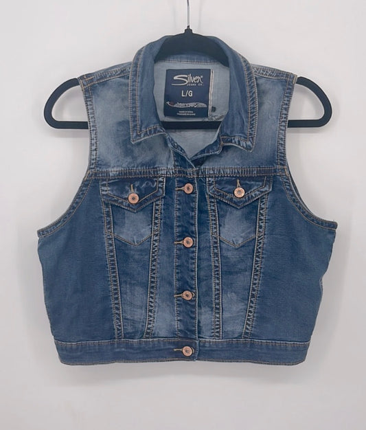 Silver Jeans Denim Vest