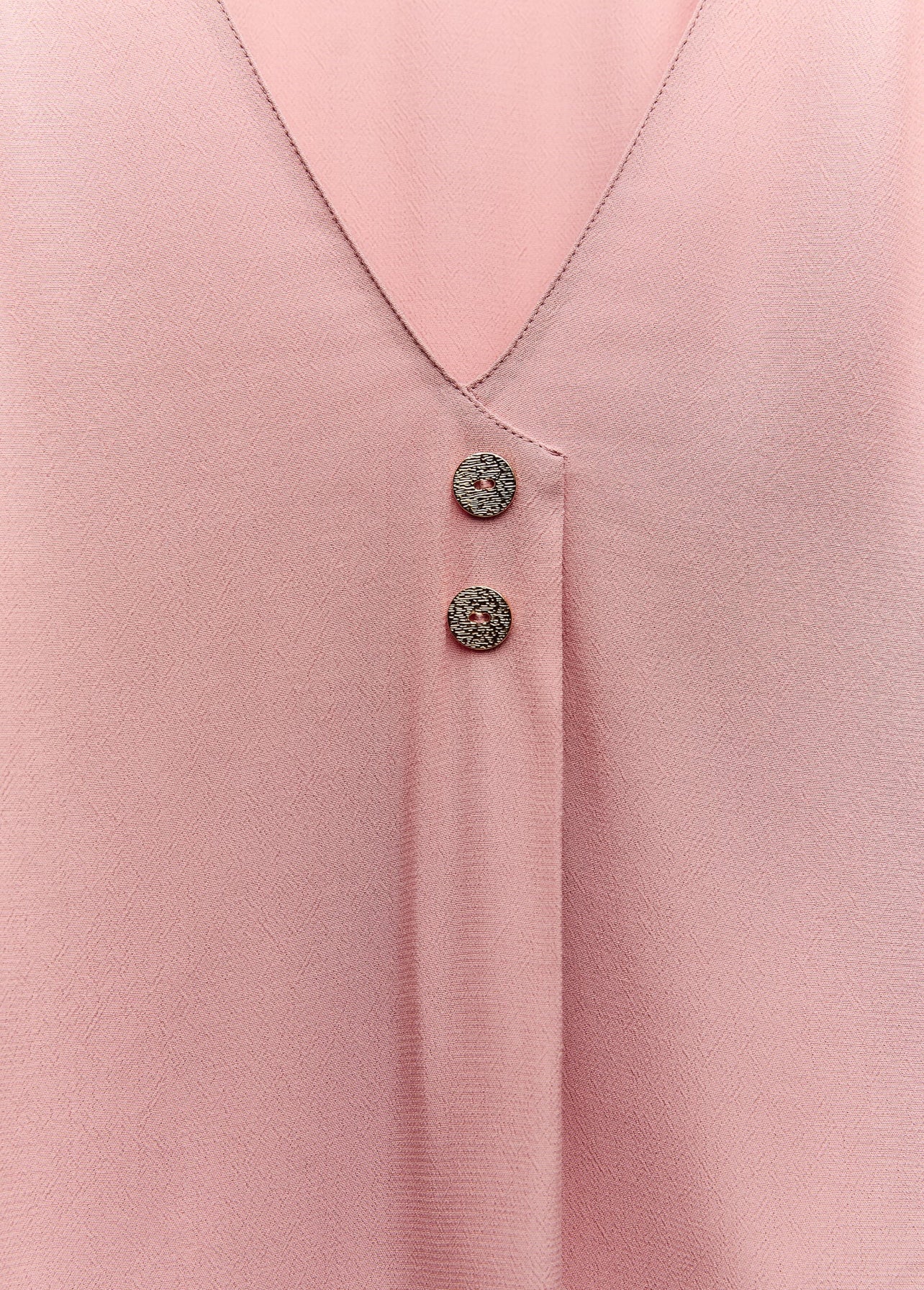 Zara Blouse With Gold Buttons