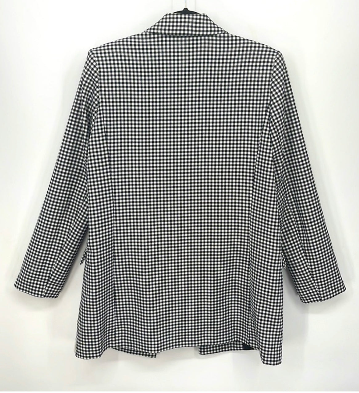 Dynamite Veston Double Breasted Gingham Blazer