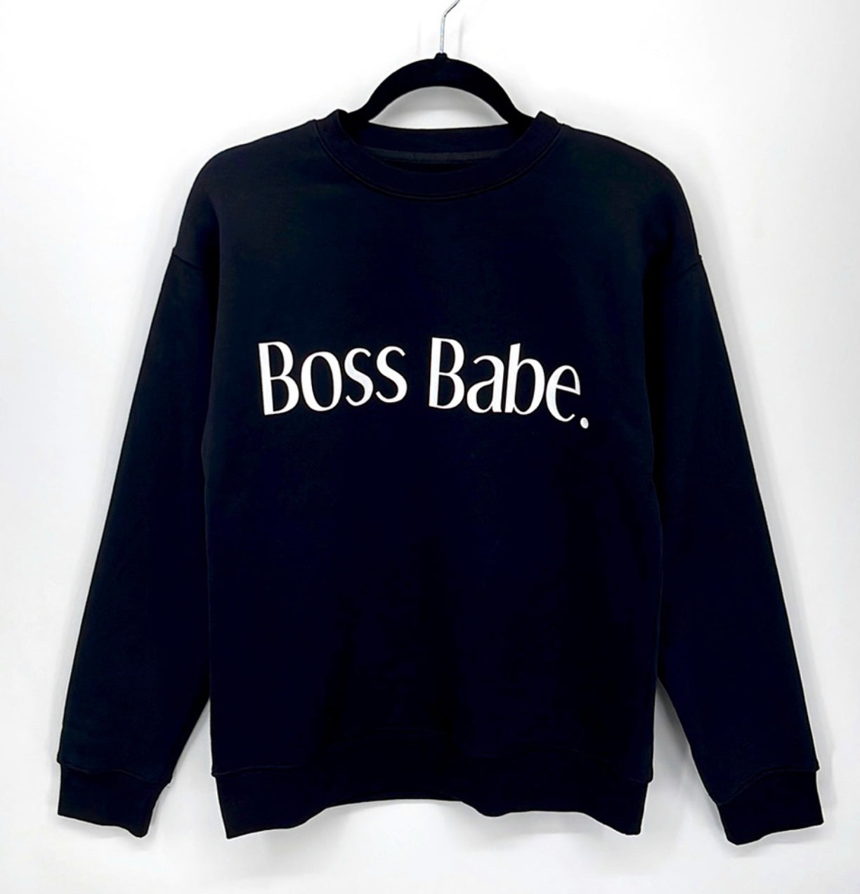 Brunette The Label Boss Babe Classic Crewneck