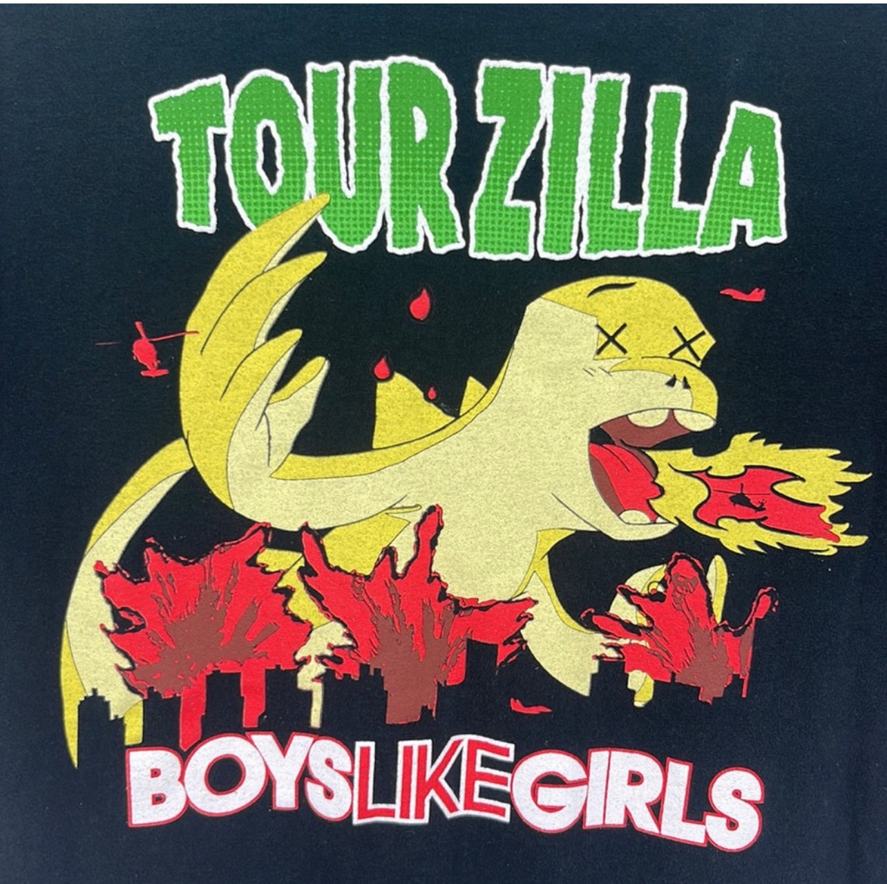 T-shirt Tourzilla Graphic Tour pour garçons comme filles