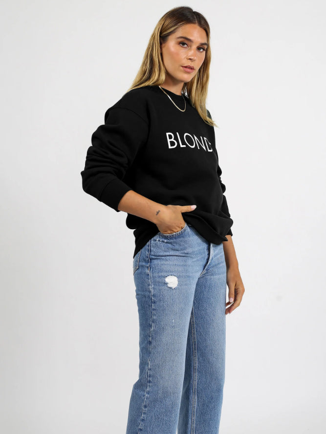 Brunette The Label Blonde Classic Crew Neck Sweatshirt