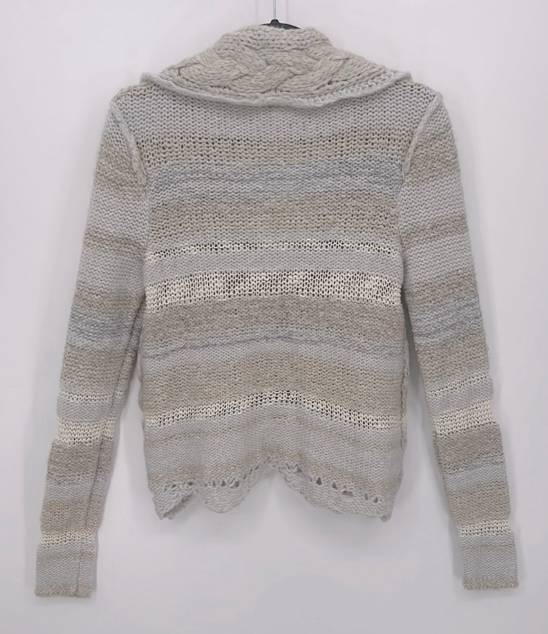 Free People Striped Wool Blend Cardigan