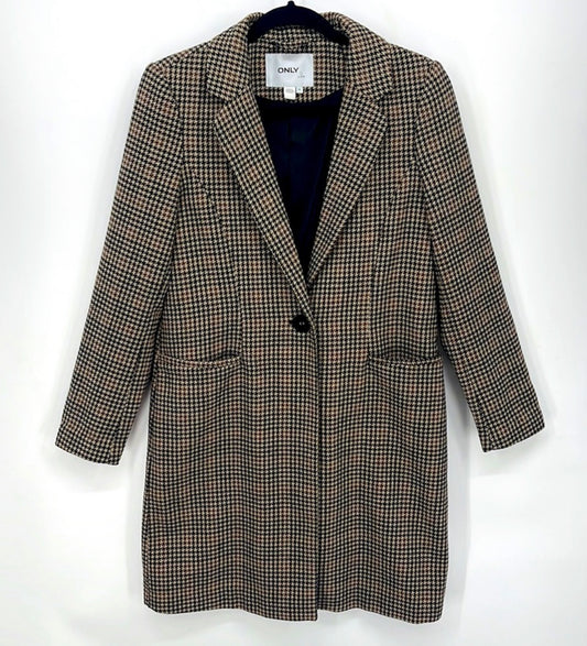 ONLY Wool Check Coat