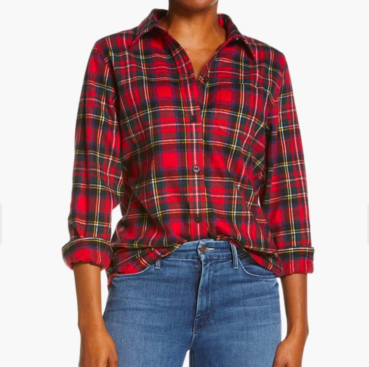 L.L.Bean Relaxed Fit Scotch Plaid
Flannel Shirt