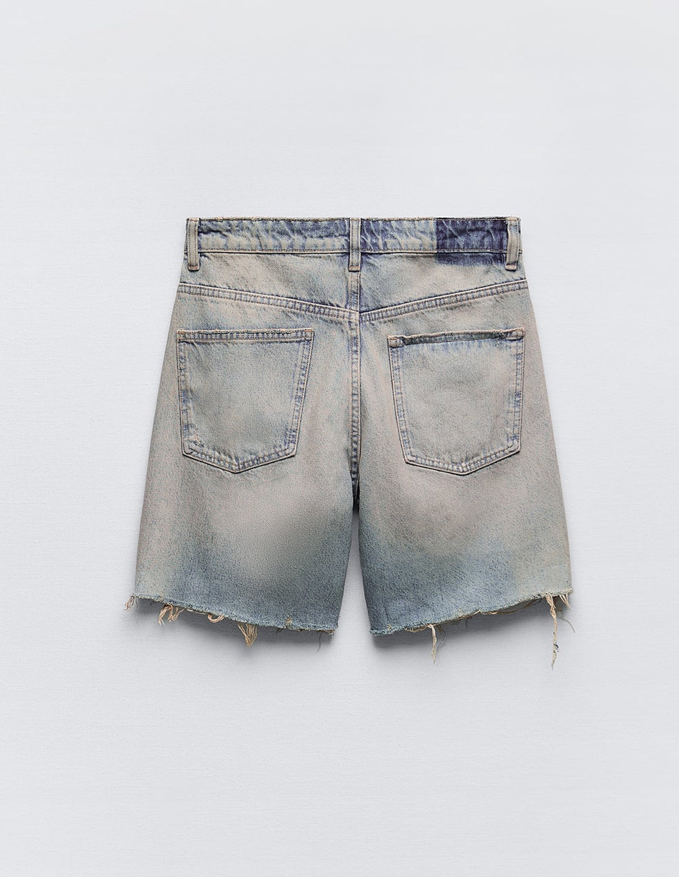 Zara TRF Loose Fit Denim Shorts