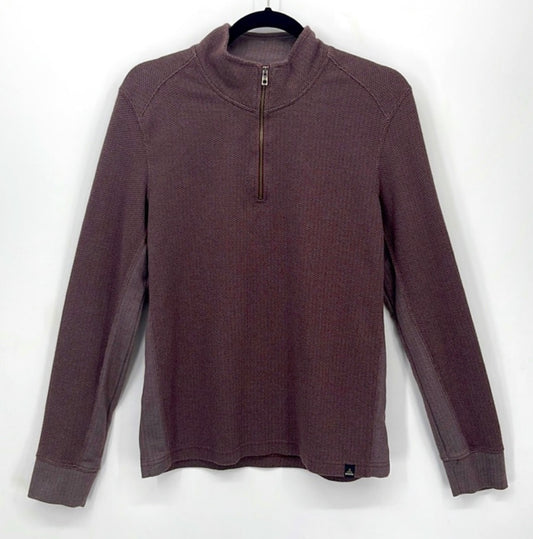 PRANA 1/4 Zip Herringbone Pullover