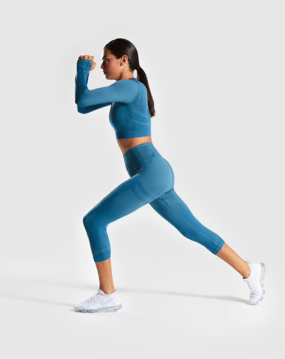 Gymshark Geo Seamless Cropped Leggings