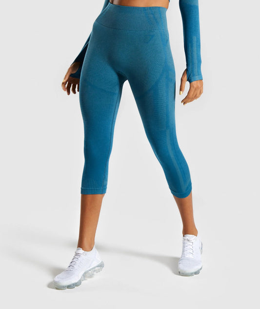 Gymshark Geo Seamless Cropped Leggings