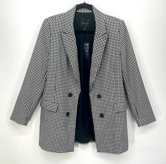 Dynamite Veston Double Breasted Gingham Blazer