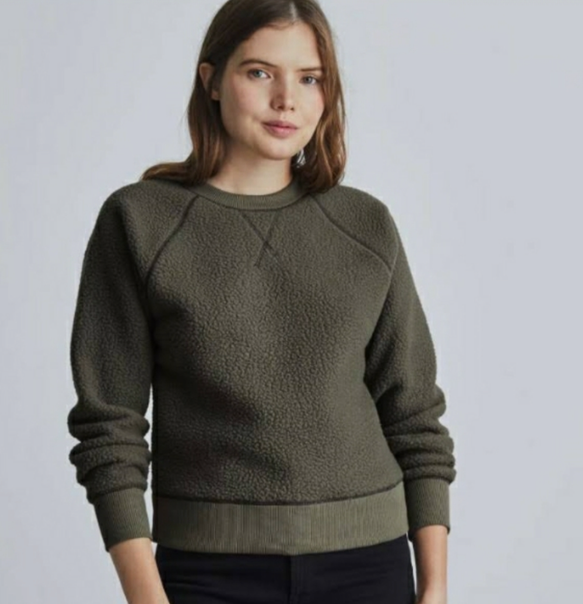 Everlane Renew Fleece Crewneck Sweatshirt