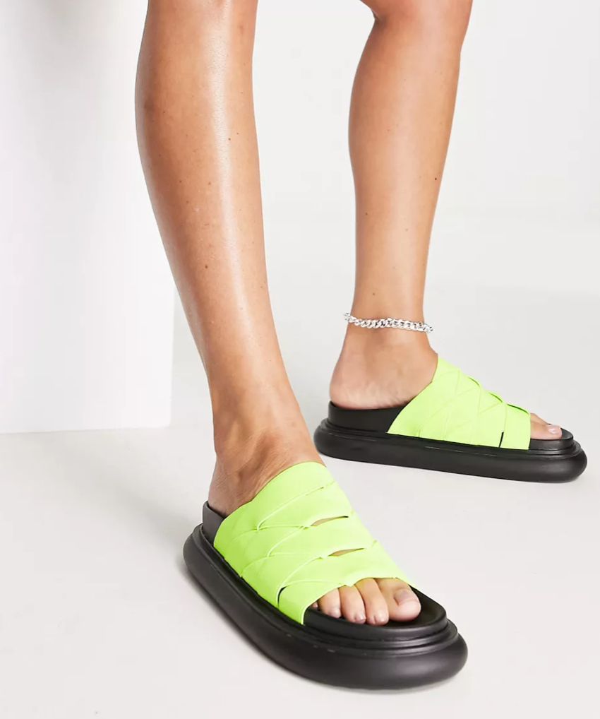 Topshop - Pio - Sandales mules à semelle élastique