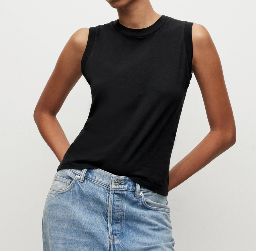 All Saints Imogen Sleeveless Tank Top