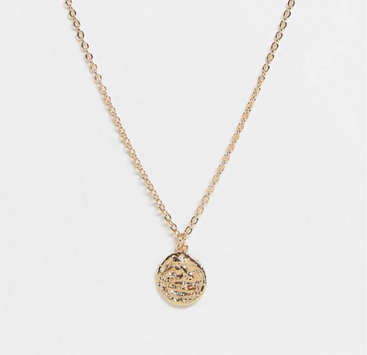 French Connection Gold Plated Pendant Necklace