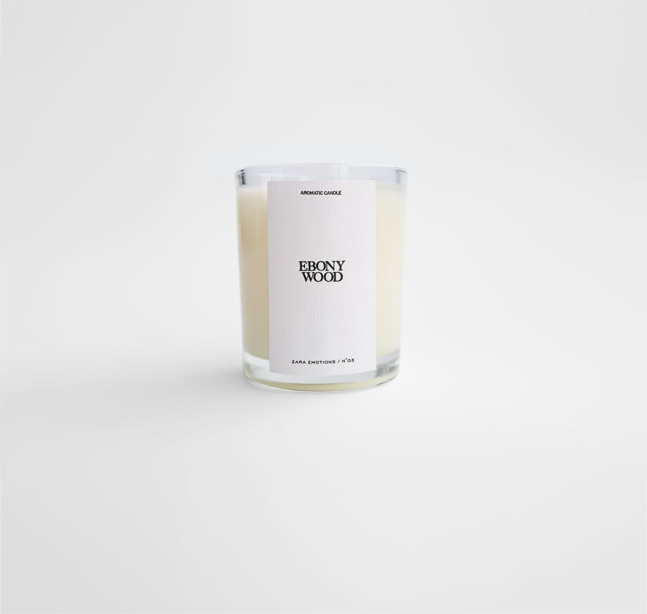 Zara Ebony Wood Candle 75gr 2.65oz