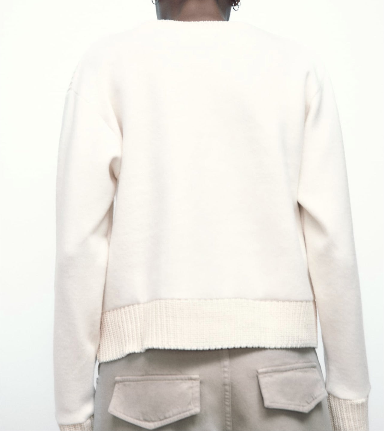 Zara Mixed Soft Sweatshirt