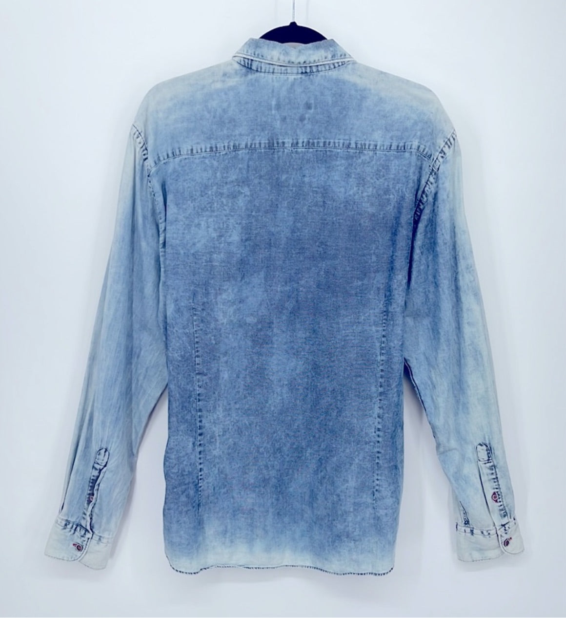 Bugatchi Denim Washed Shirt