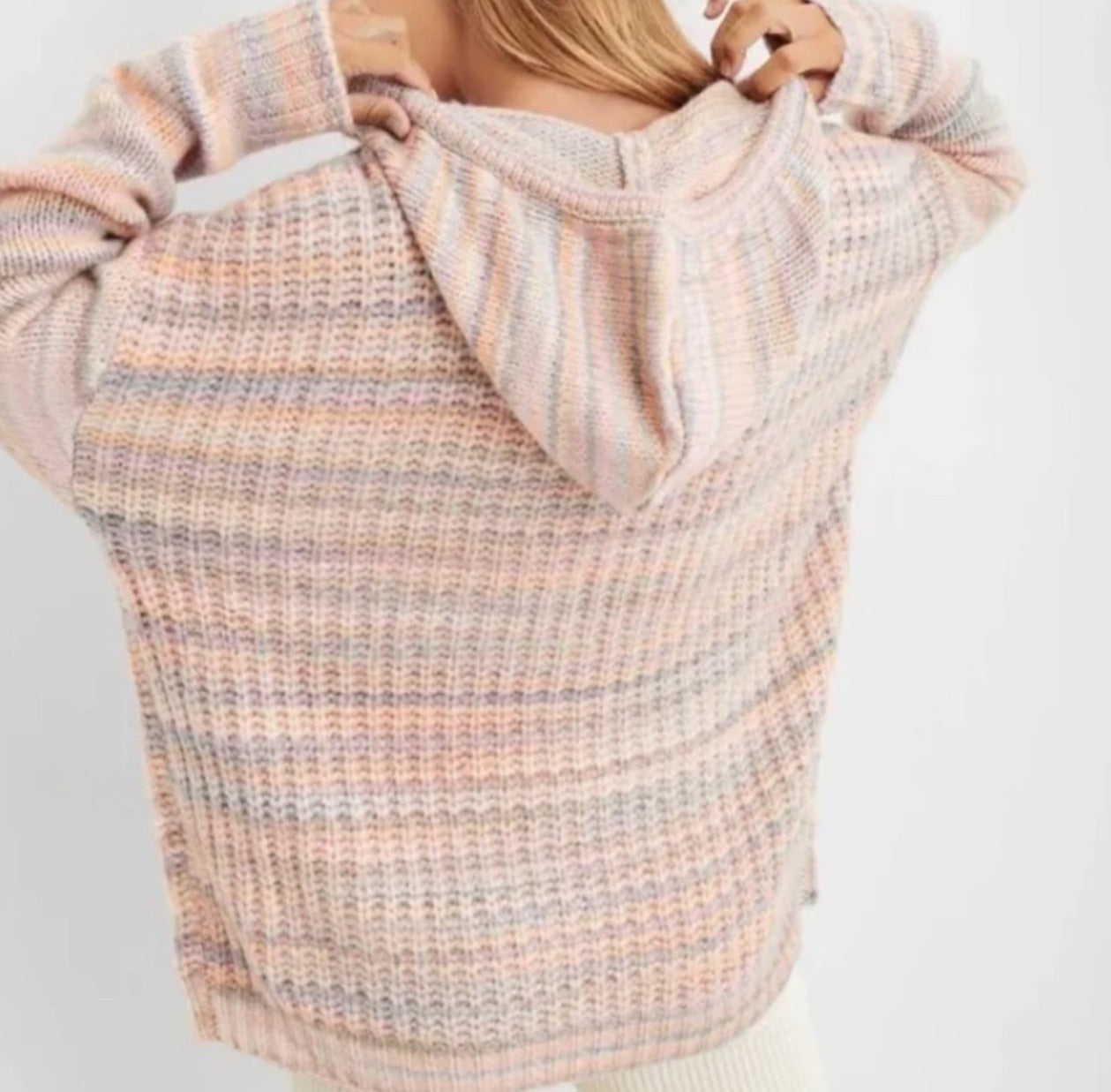 Aerie Oversized Ombré Knit Sweater