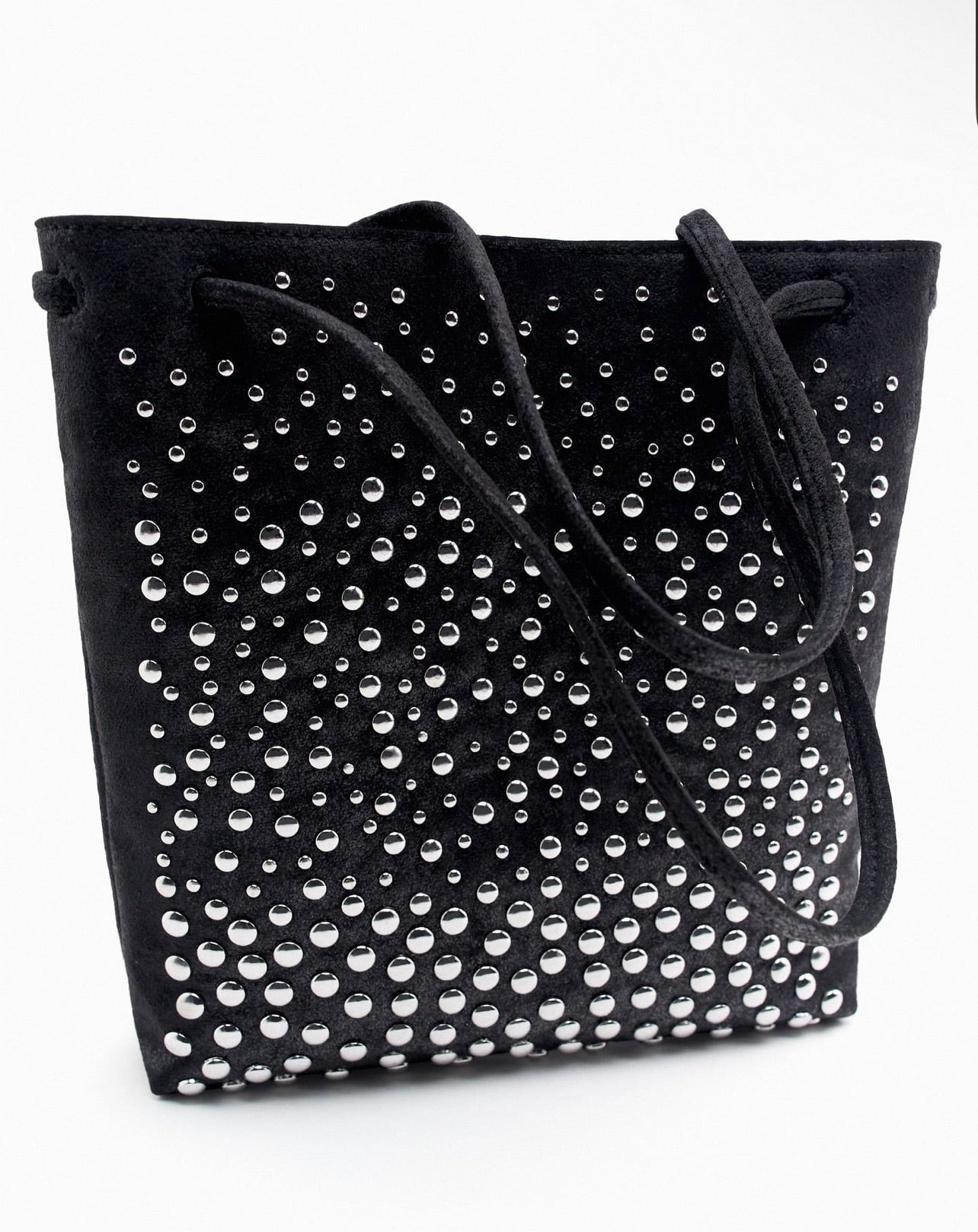 Zara Studded Shopper Bag