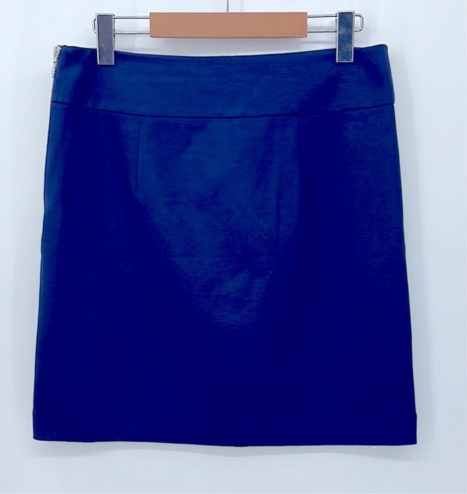 Banana Republic Ponte Side Zip Mini Skirt