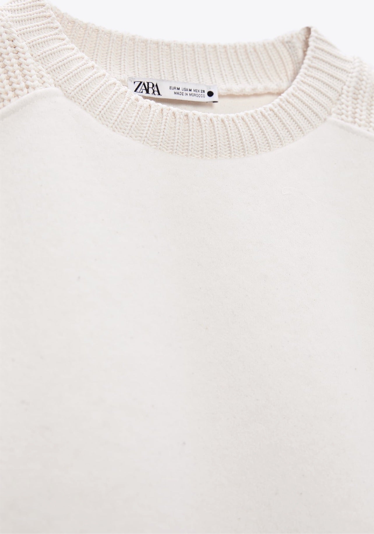 Zara Mixed Soft Sweatshirt