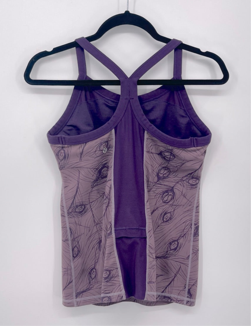 Lululemon Peacock Feather Power Y Tank