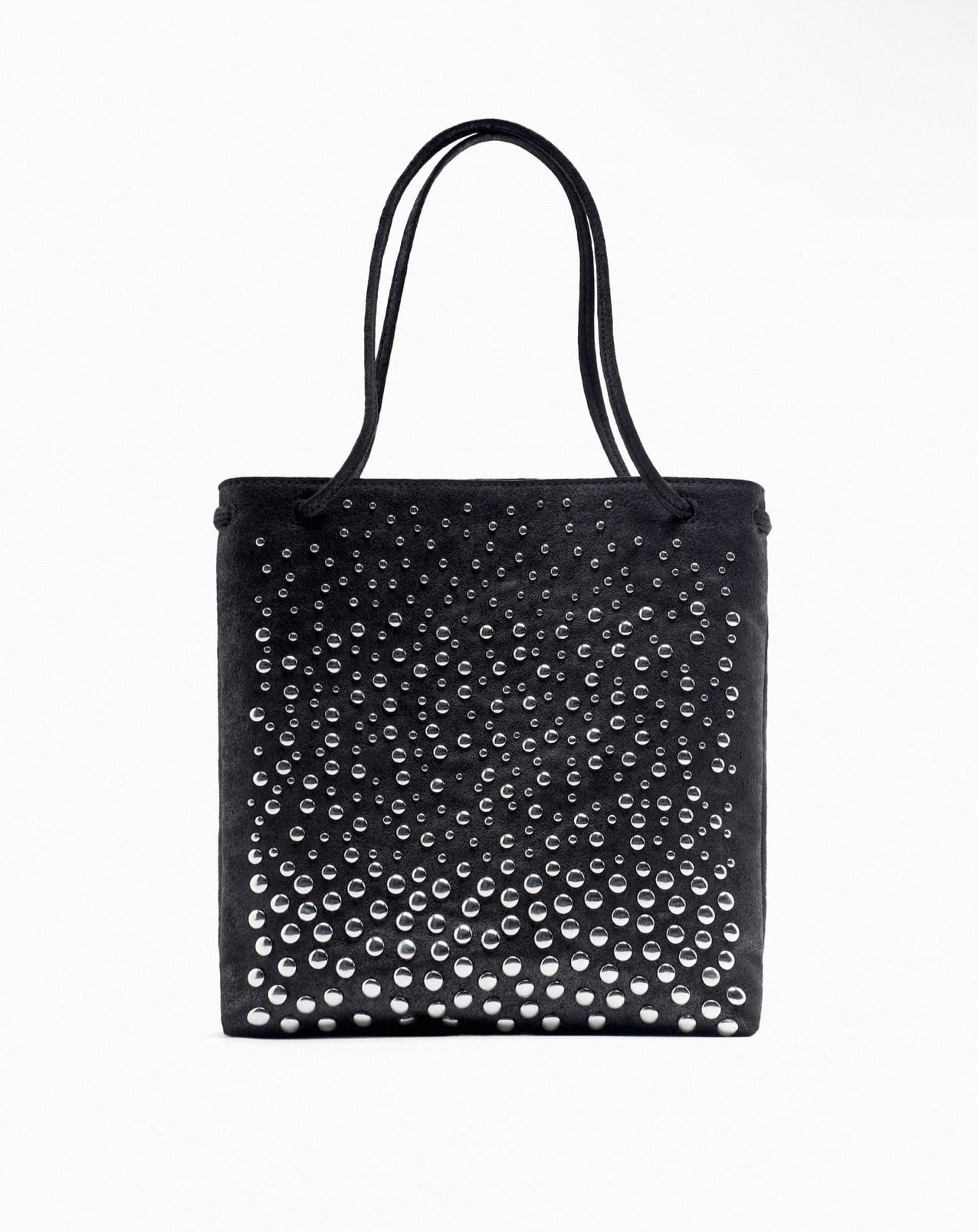 Zara Studded Shopper Bag