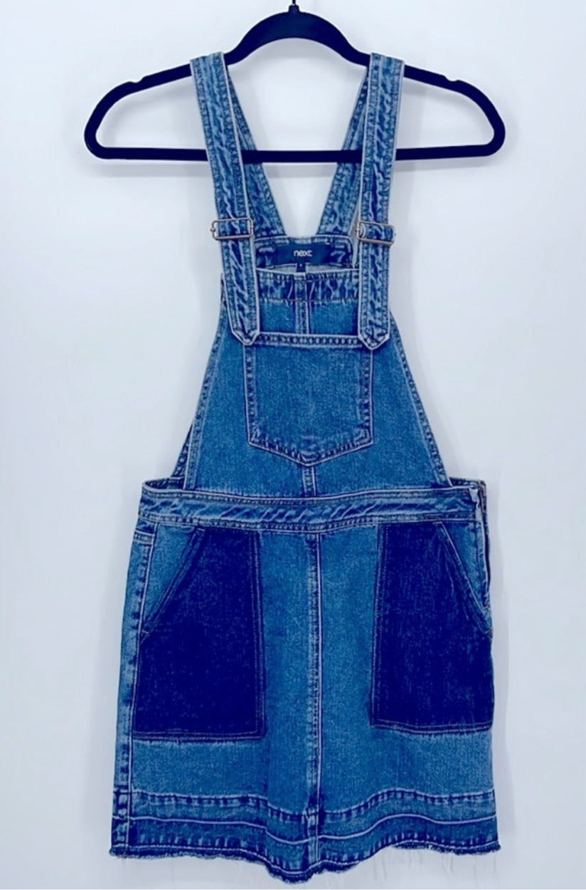 Next UK Overall Jean Dress