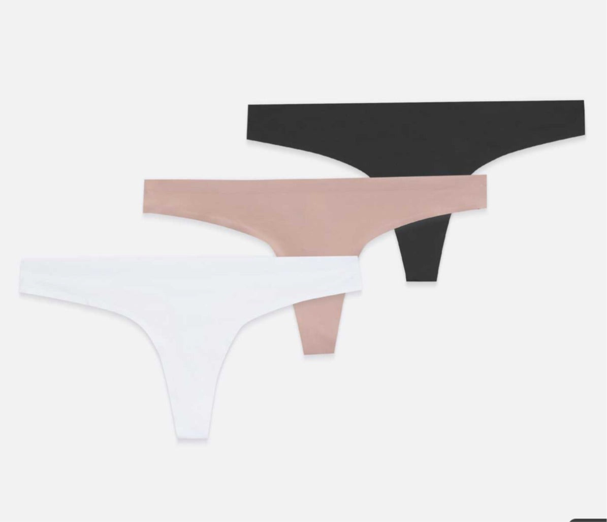 New Look 3 Pack Seamless Thongs