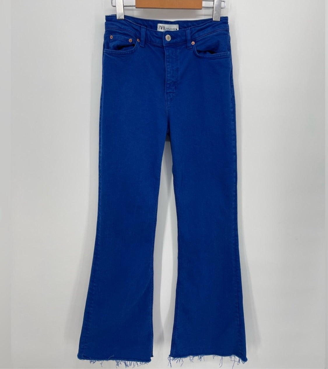 Zara High Rise Skinny Flare Jeans