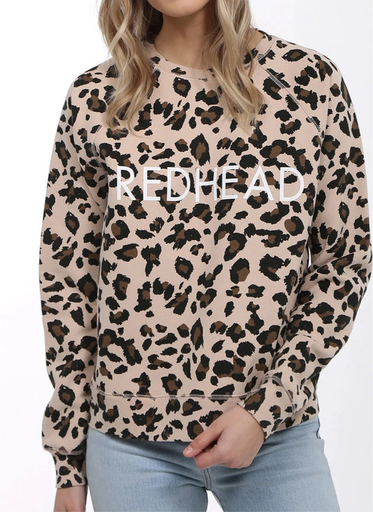 Brunette The Label Cheetah Crewneck Sweatshirt