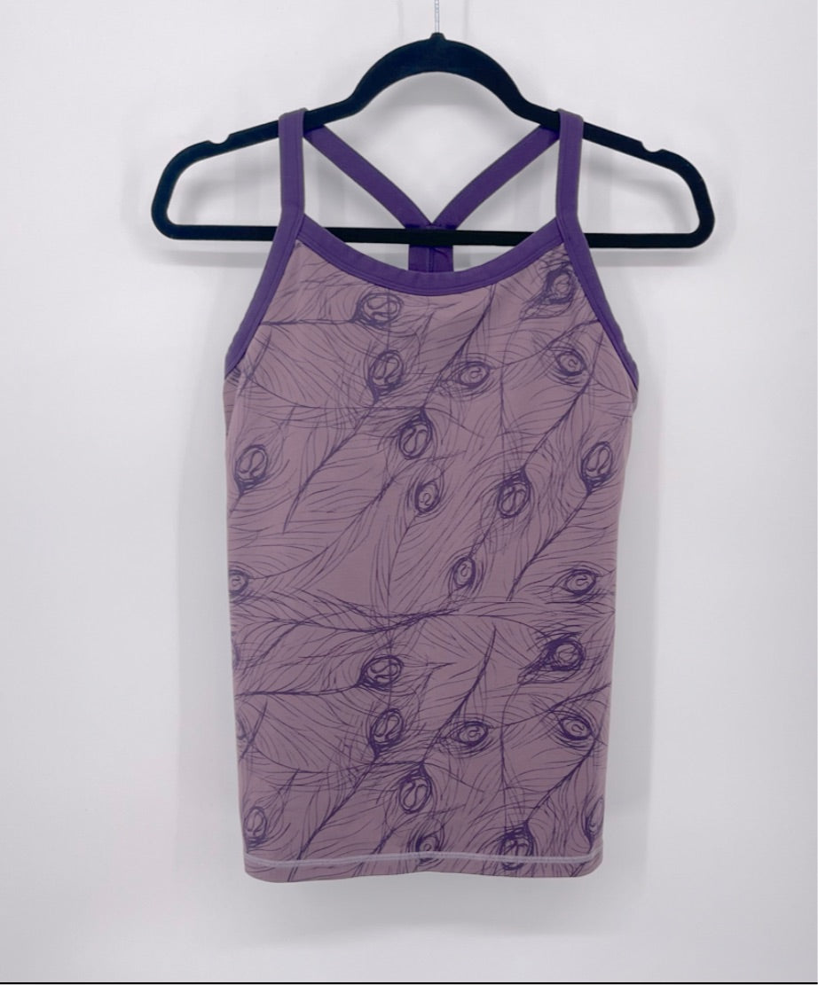 Lululemon Peacock Feather Power Y Tank