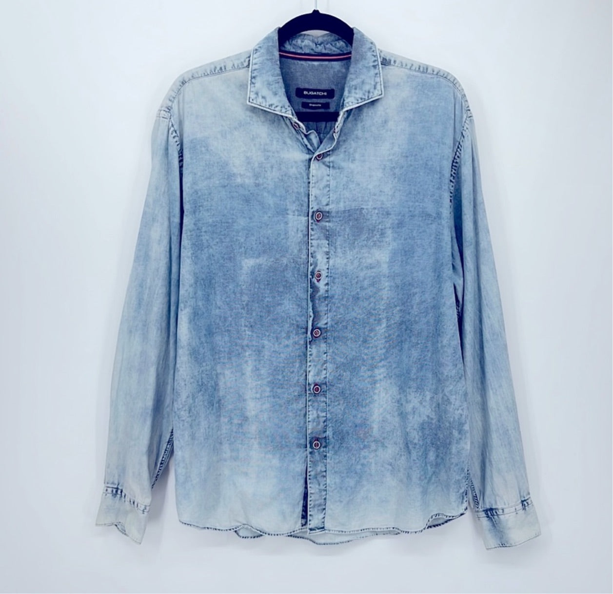 Bugatchi Denim Washed Shirt