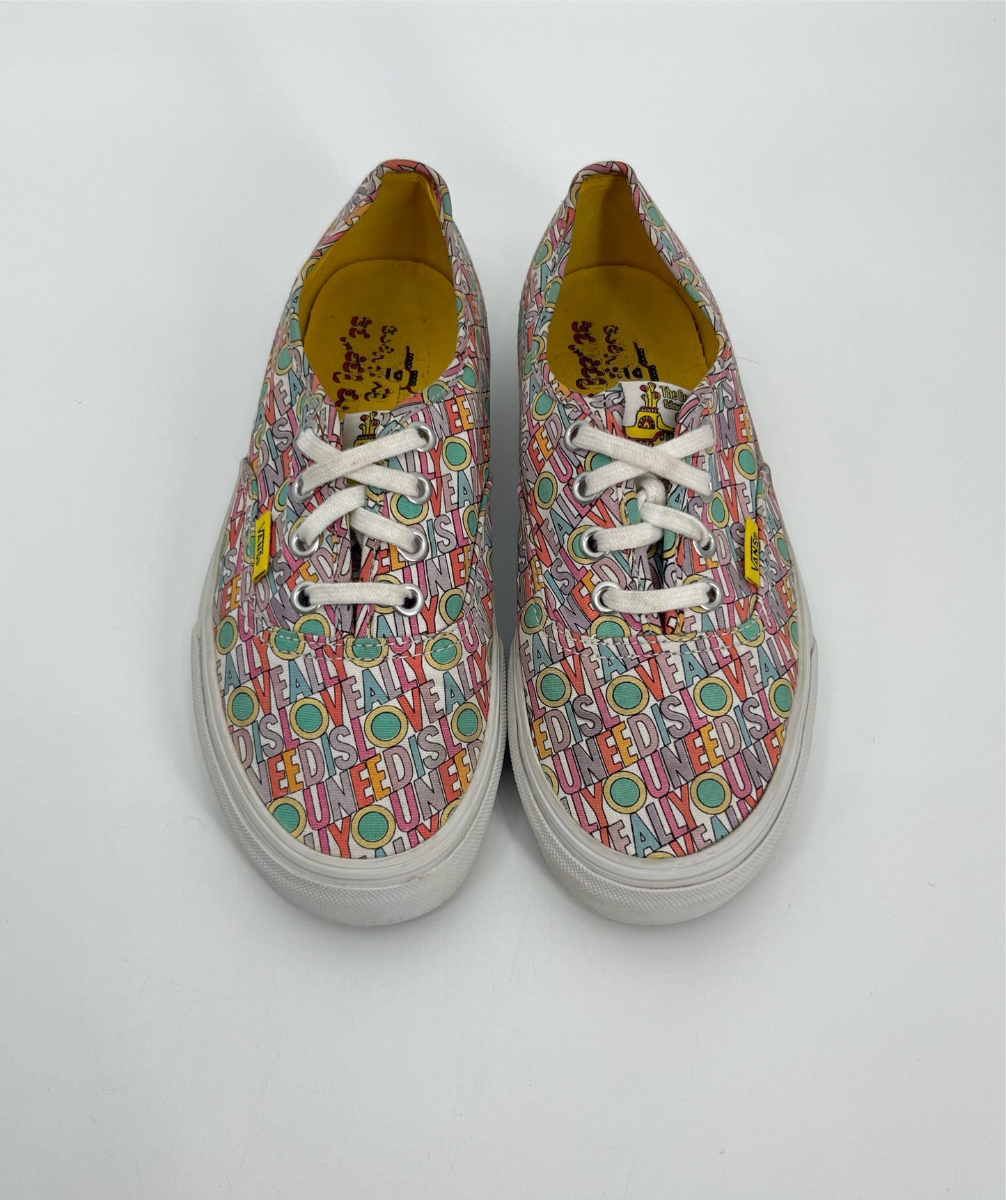 Rares Vans x Beatles / Baskets Tout ce dont vous avez besoin, c'est d'amour