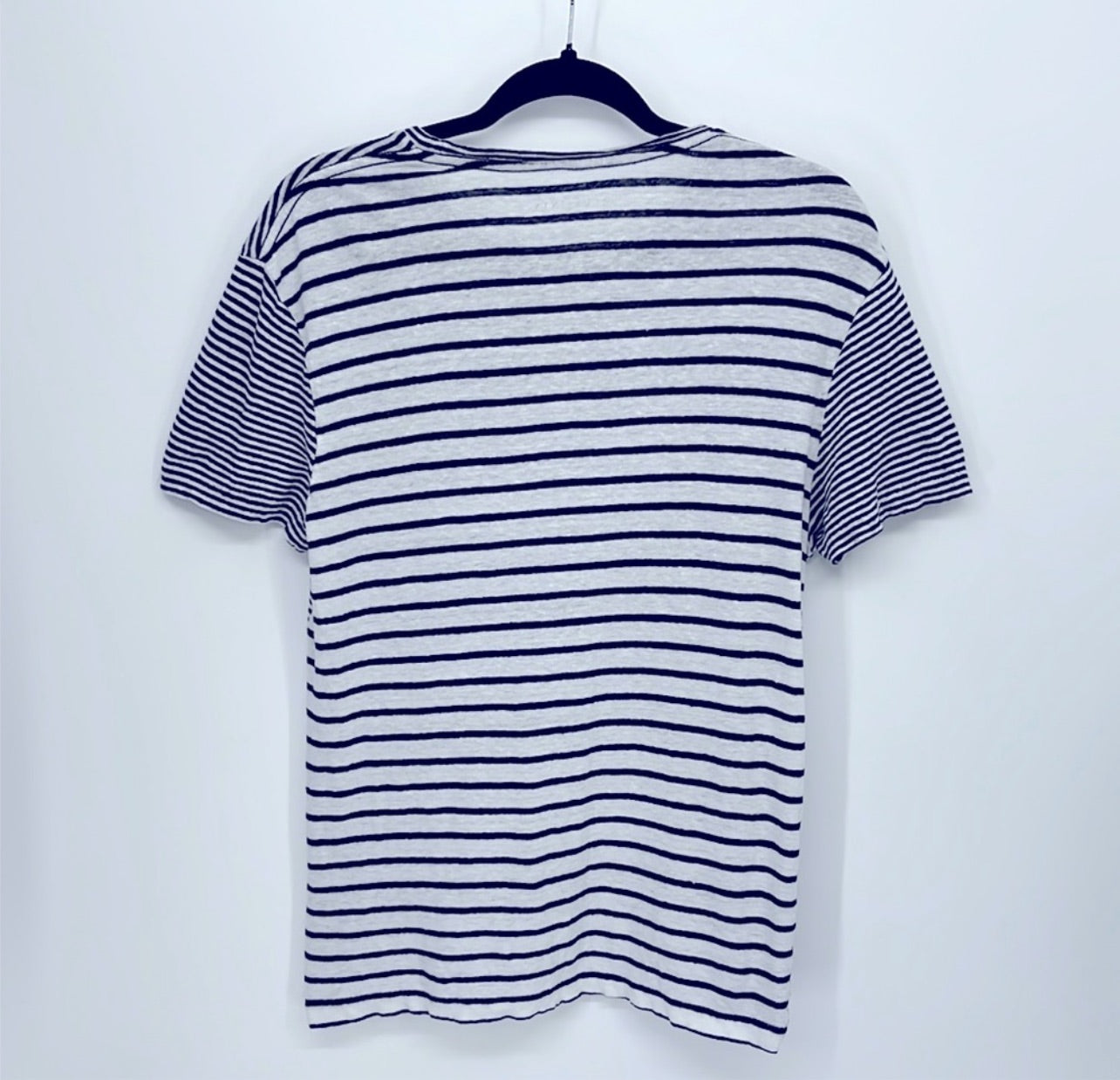 All Saints Linen Finno Striped Shirt