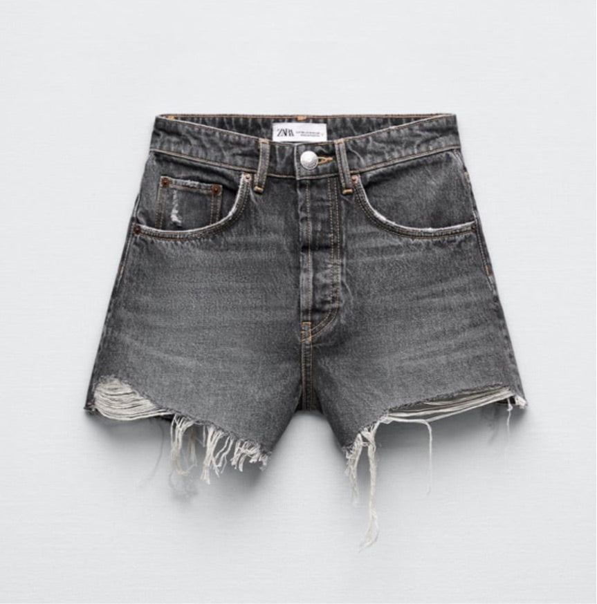 Zara Short En Jean Taille Haute