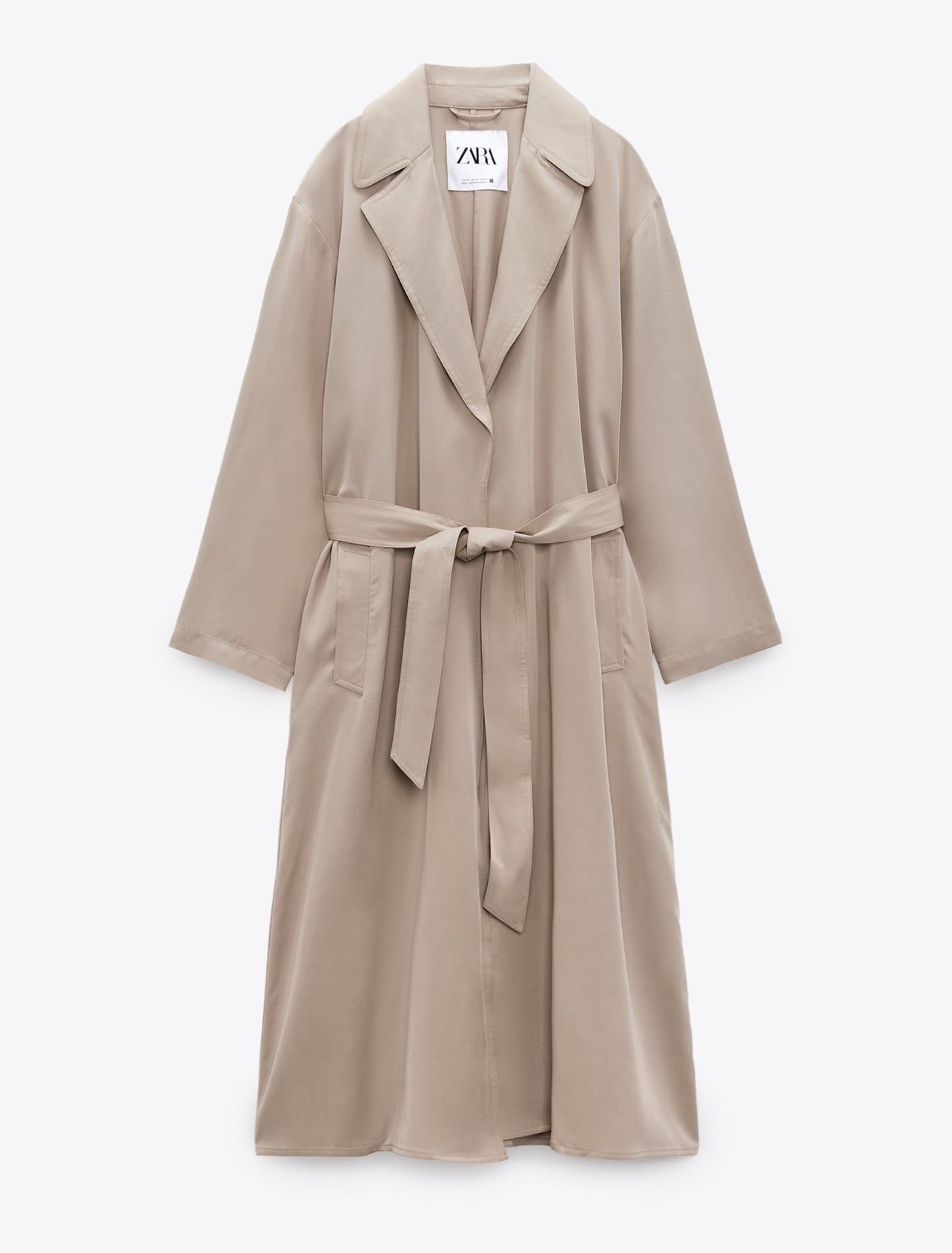 ZARA Flowy Trench Coat