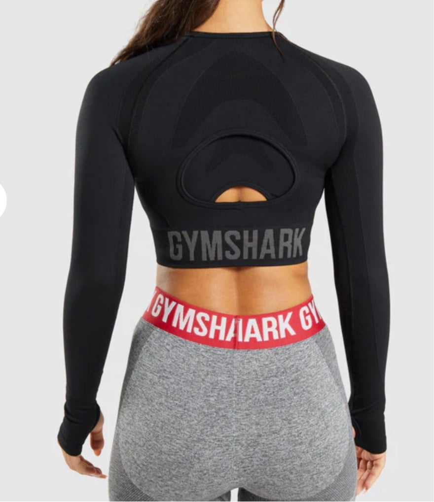 Gymshark Flex Sports Long Sleeve Crop Top