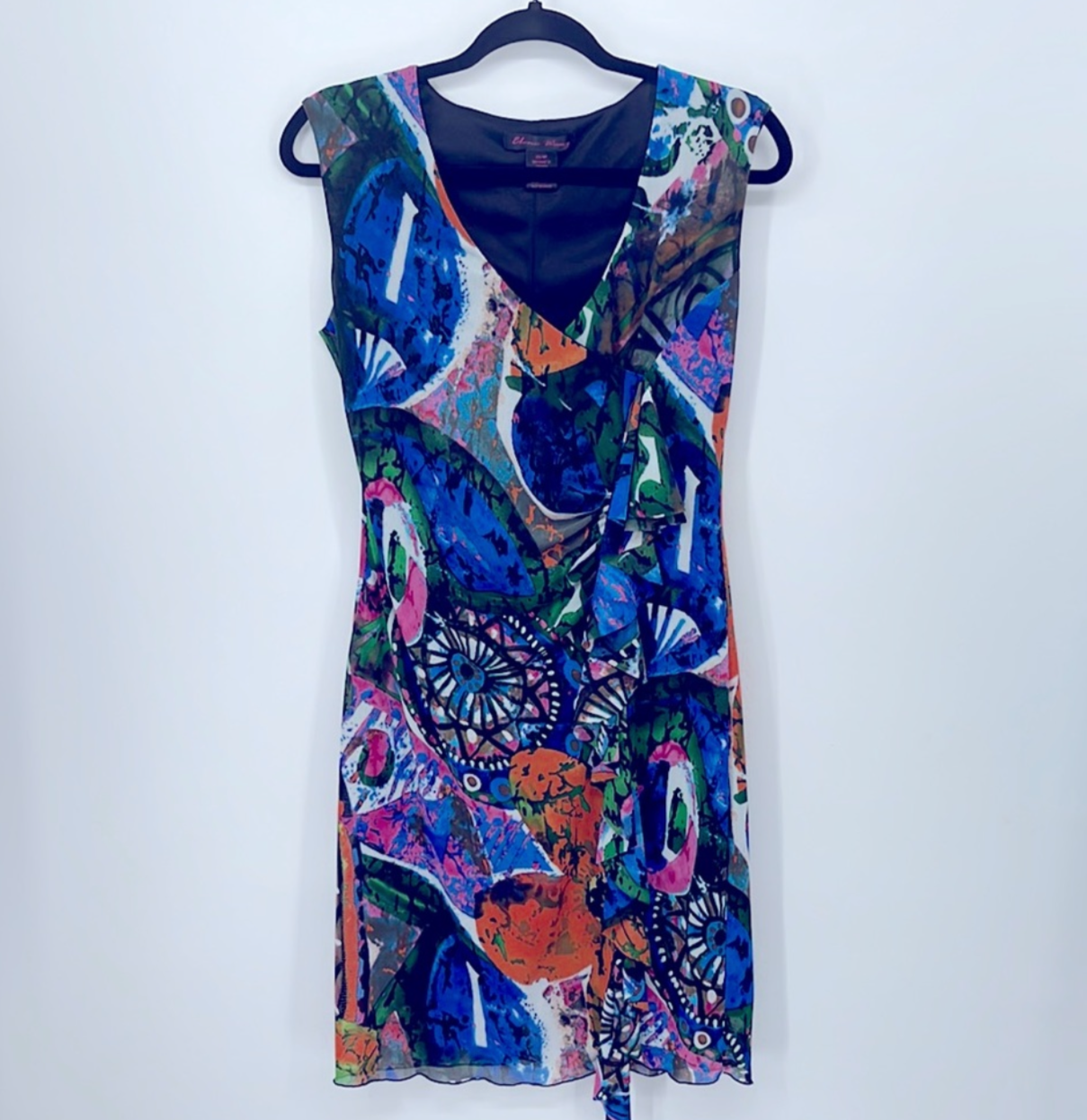 Elena Wang Print Dress