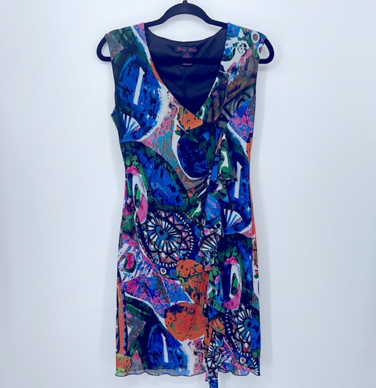 Elena Wang Print Dress