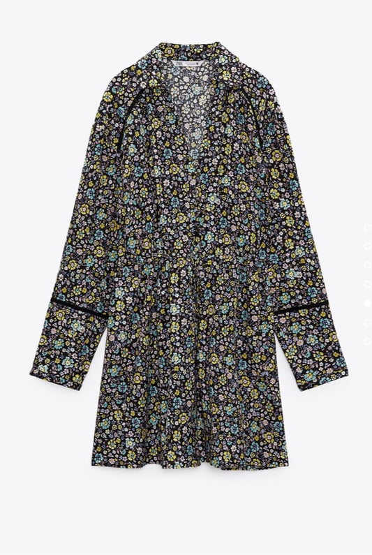 Zara Floral Shirtdress