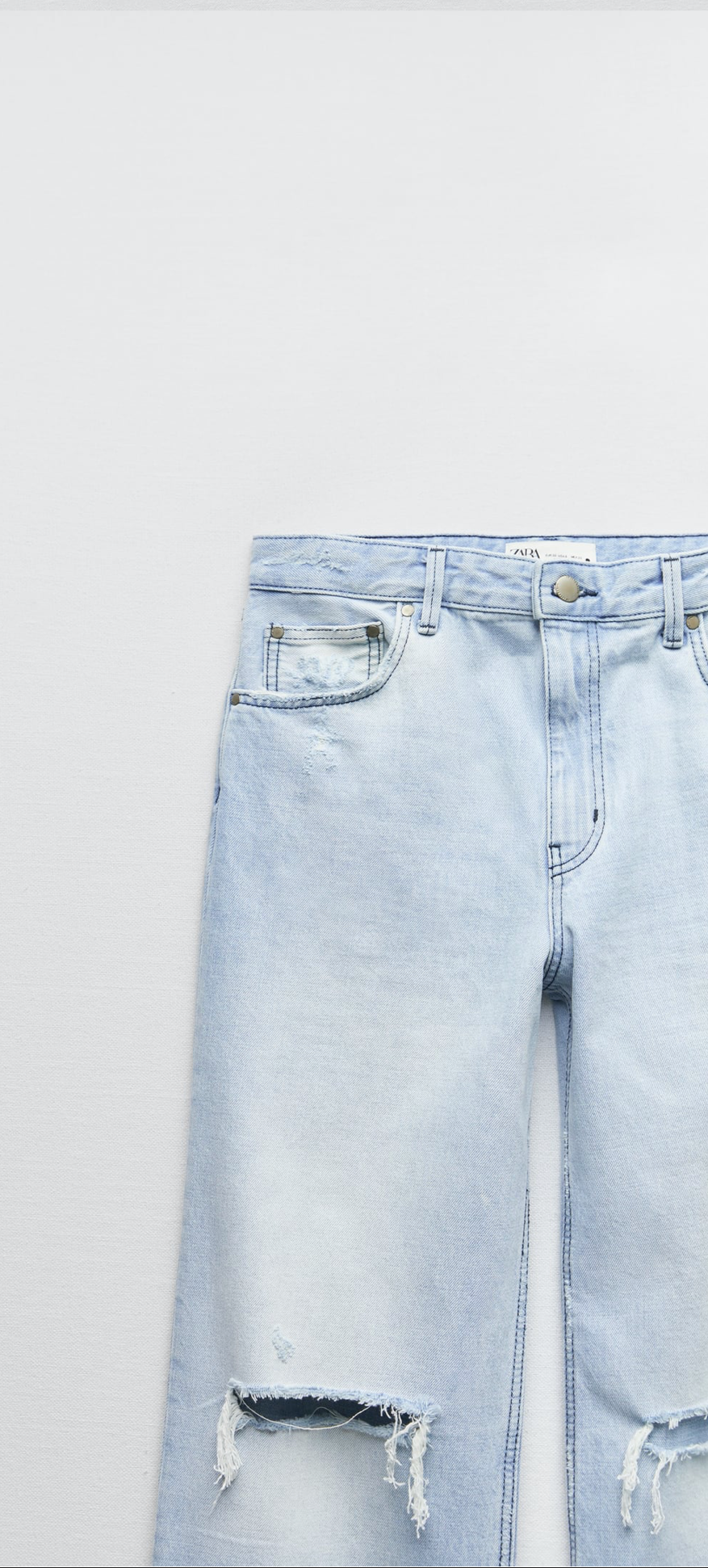 Zara Midrise Boyfriend Jeans