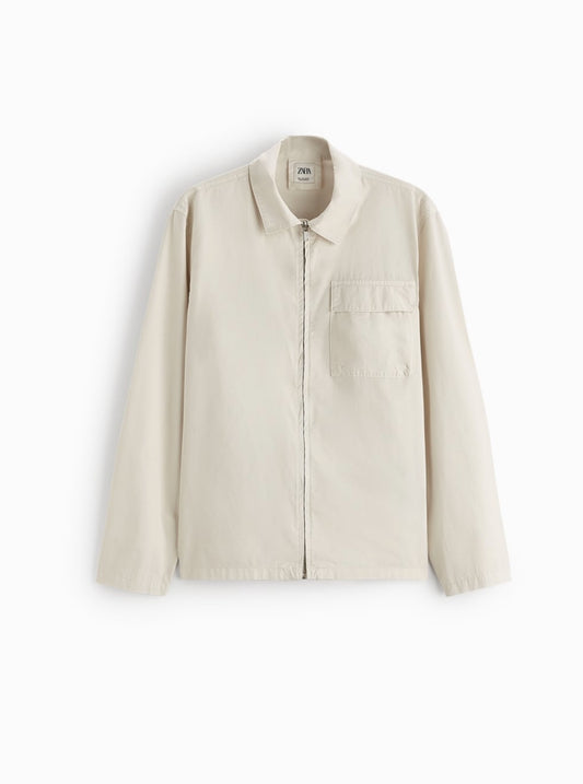 Zara Zippered Overshirt