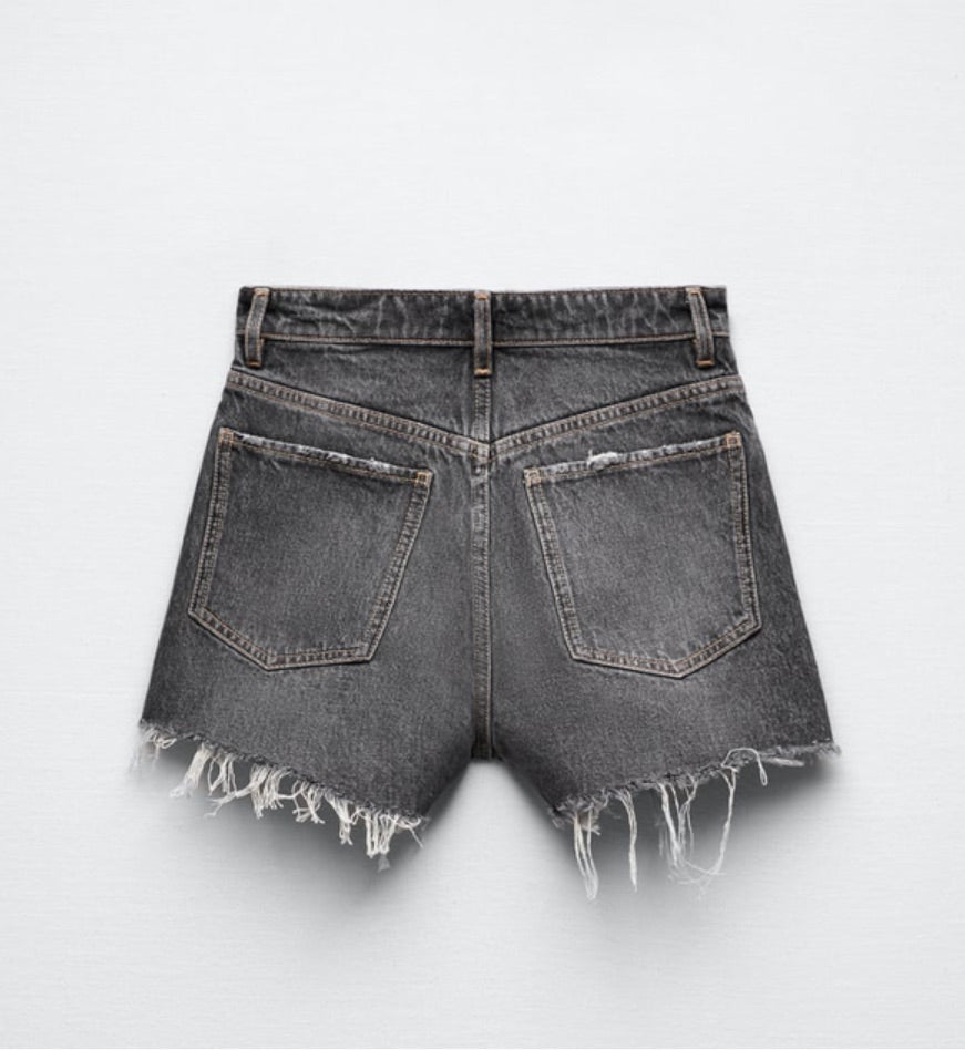 Zara Short En Jean Taille Haute