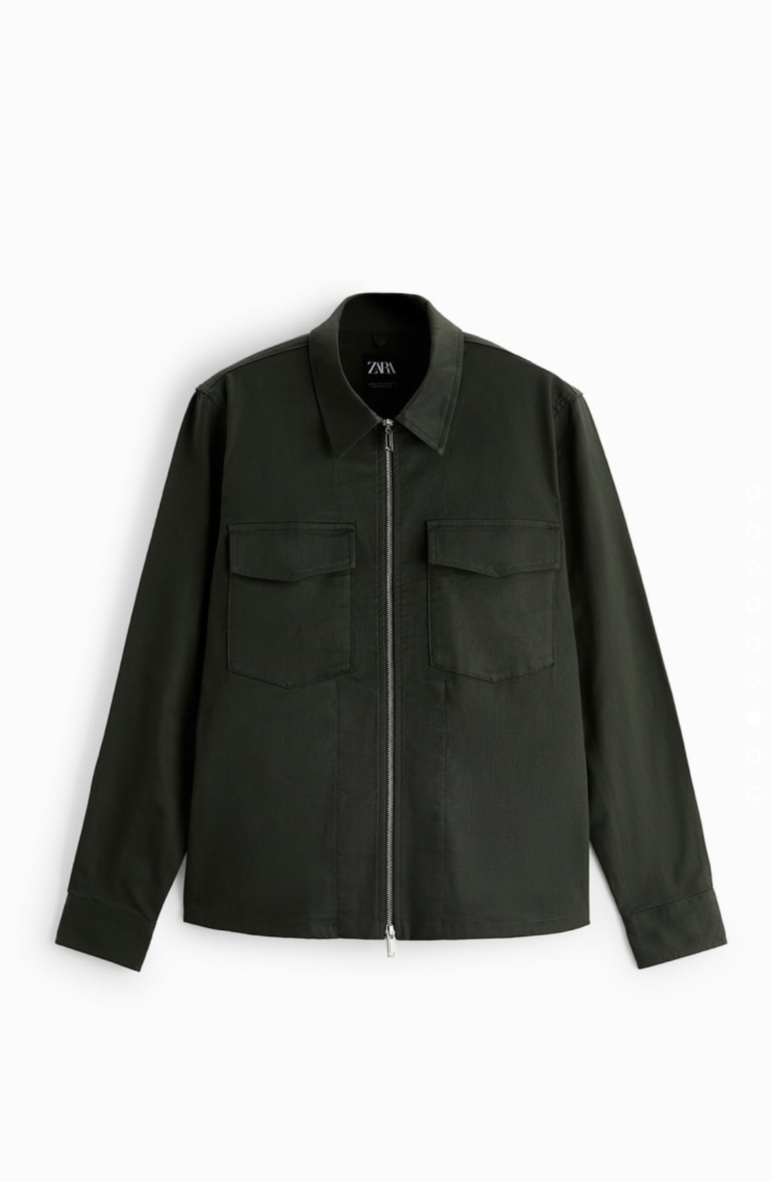 Zara Zippered Overshirt