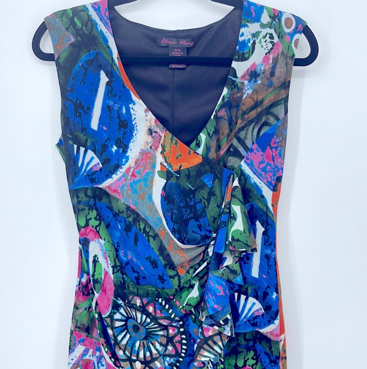 Elena Wang Print Dress