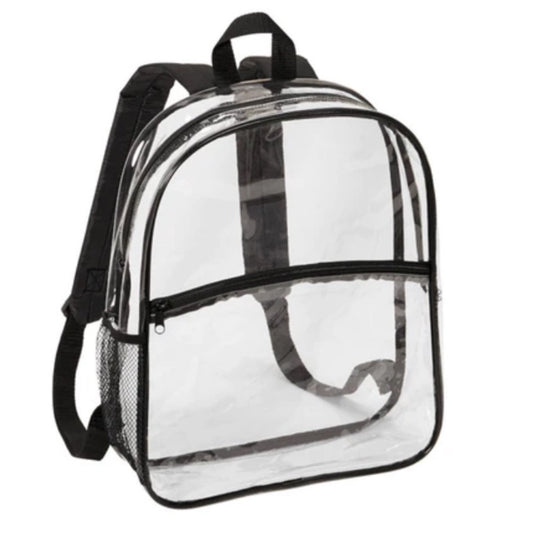 Stadium PVC Clear Adjustable Backpack