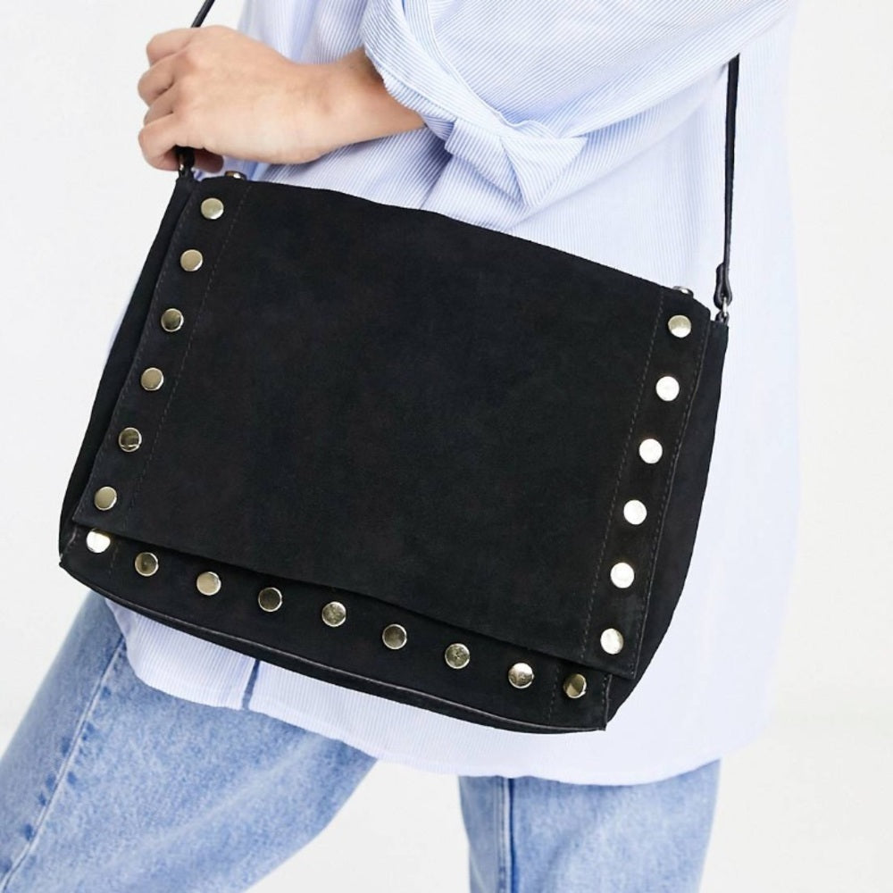 Urbancode Suede Studded Bag